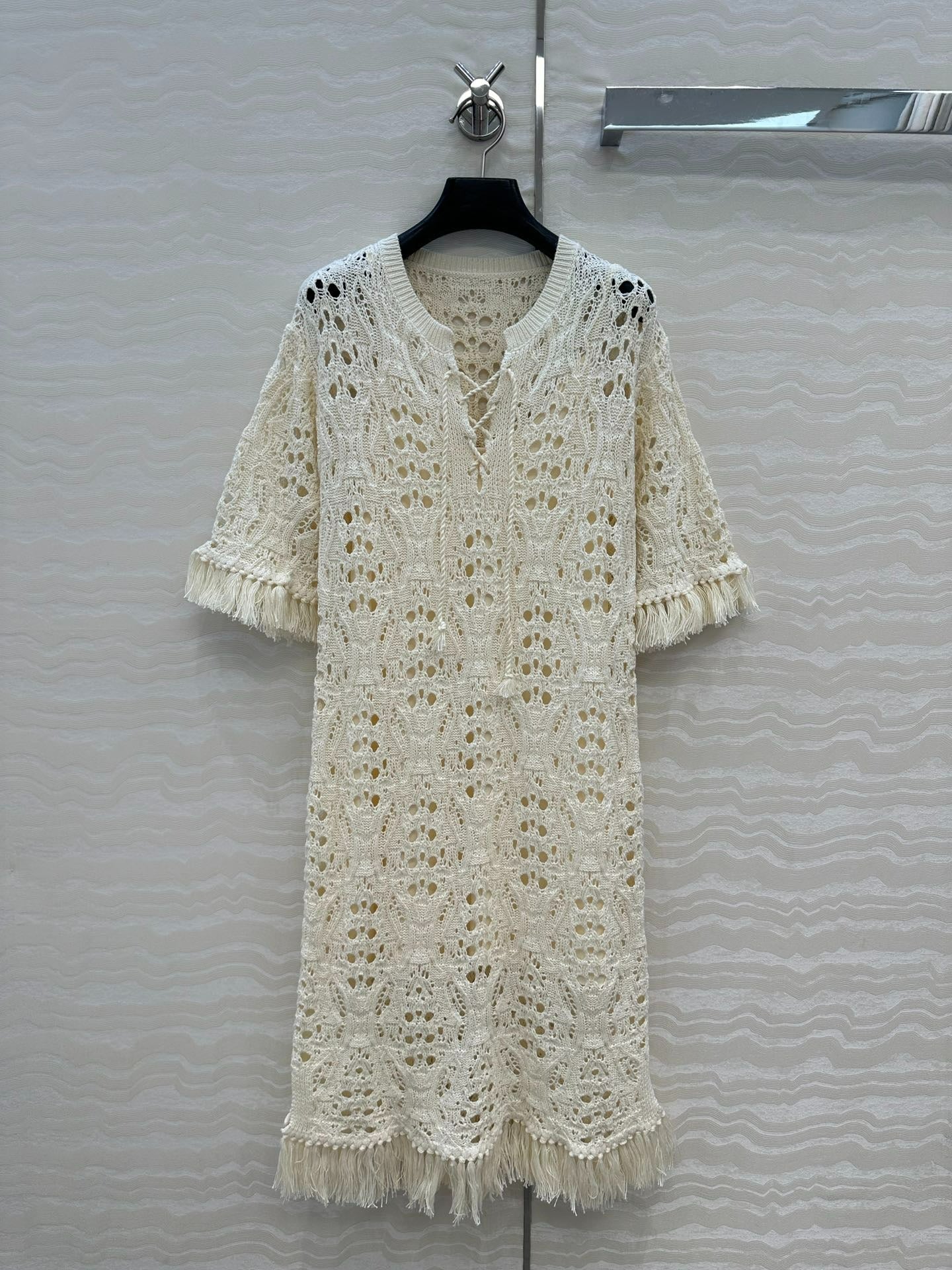 DIOR ELEGANT FRINGE DRESS 270063