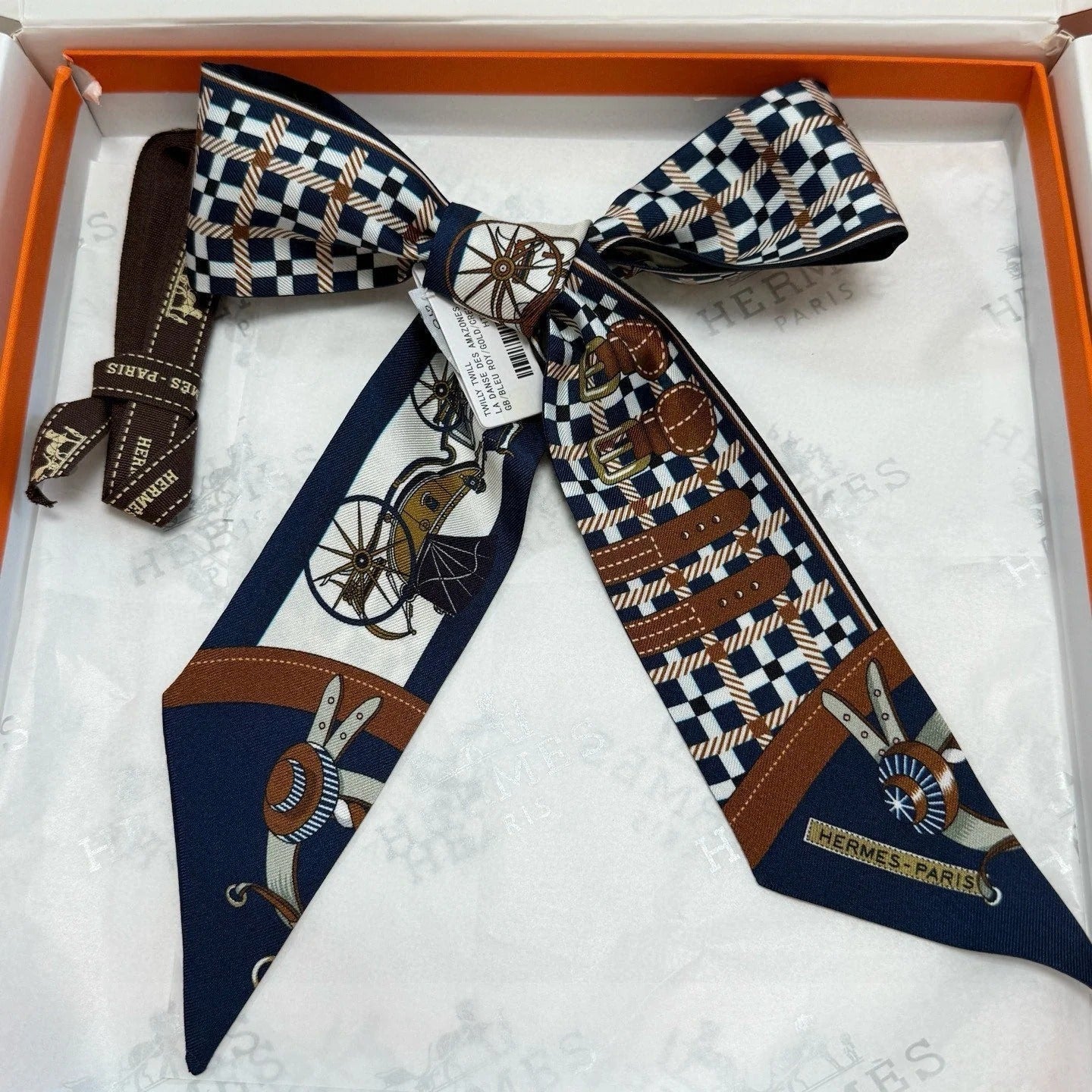 HERMES 25S SCARF 90 IN SILK 854954
