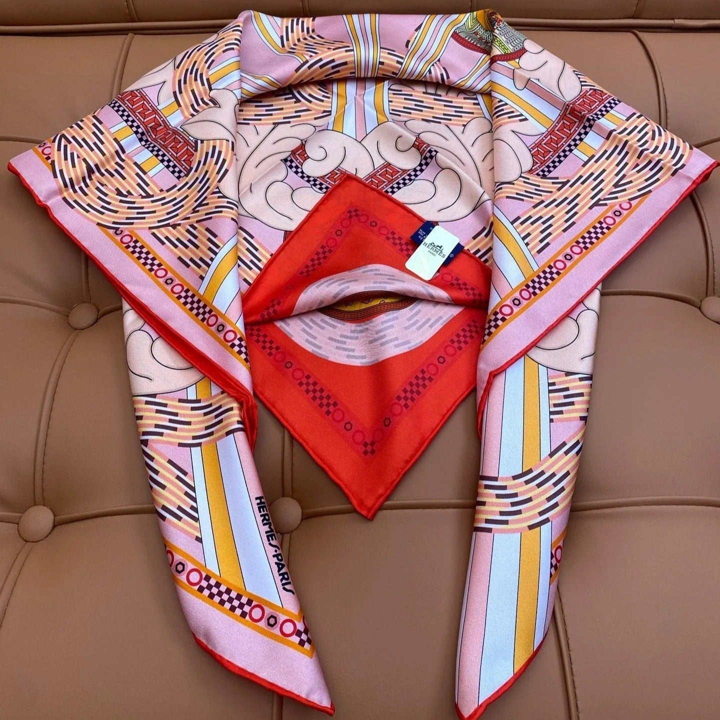 HERMES 25S SCARF 90 IN SILK 709685