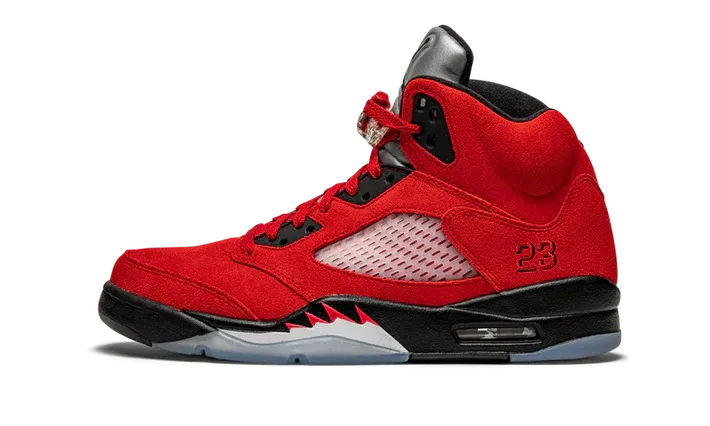 Nike Air Jordan 5 Retro Bull Red Black Suede