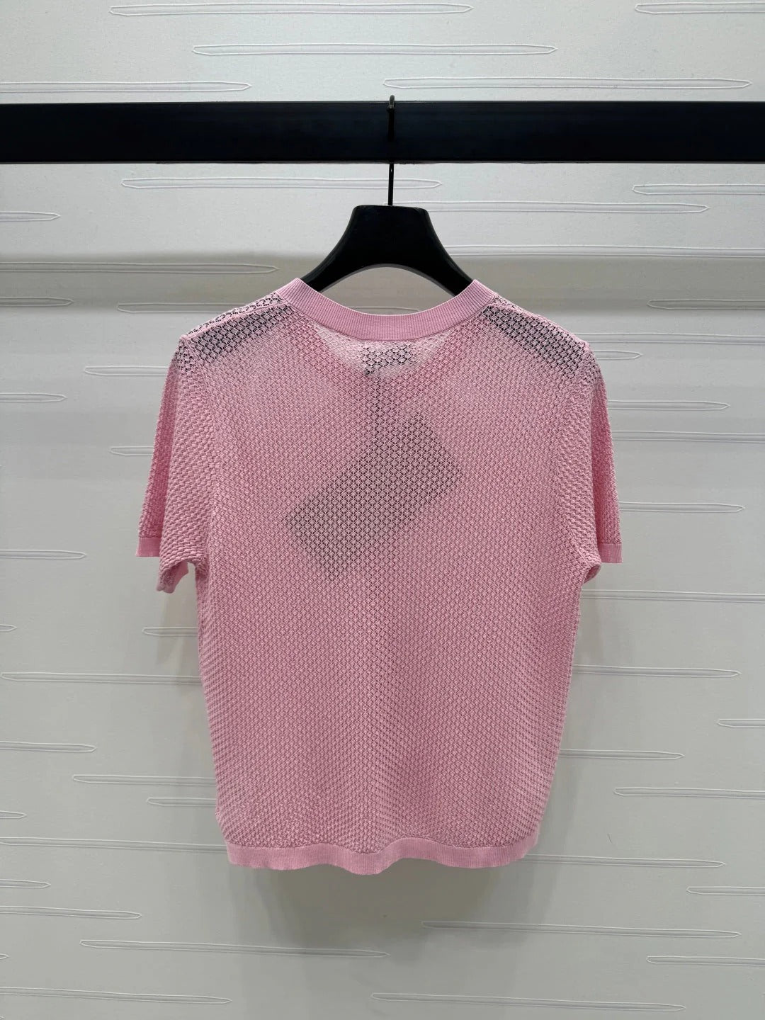 MIU 25S SHORT SLEEVE ROUND NECK CARDIGAN 264270