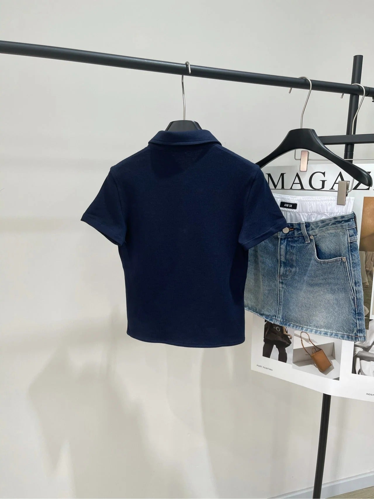 MIUMIU SHORT SLEEVE POLO SHIRT 273028