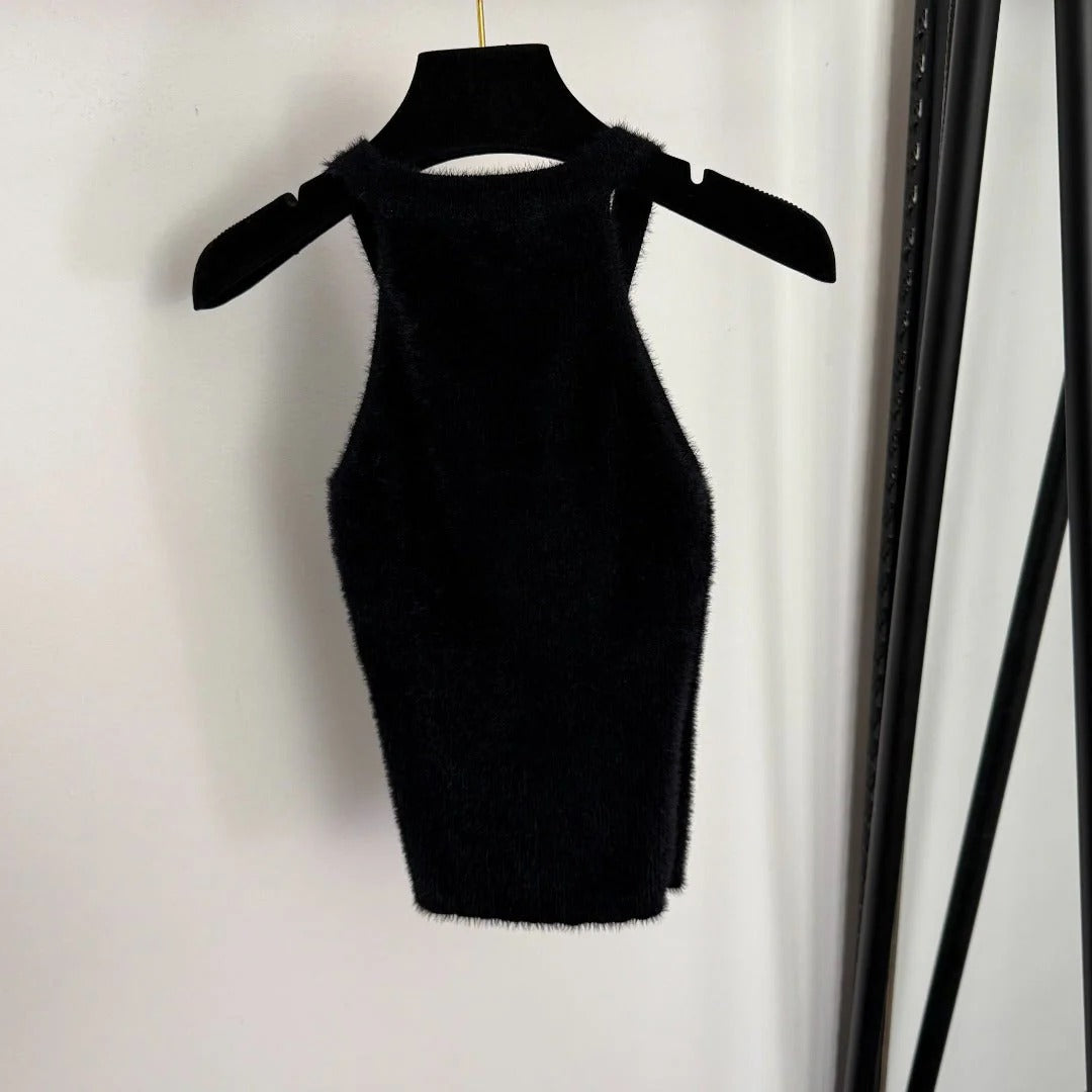 CHANEL 25S HALTER NECK TOP 555