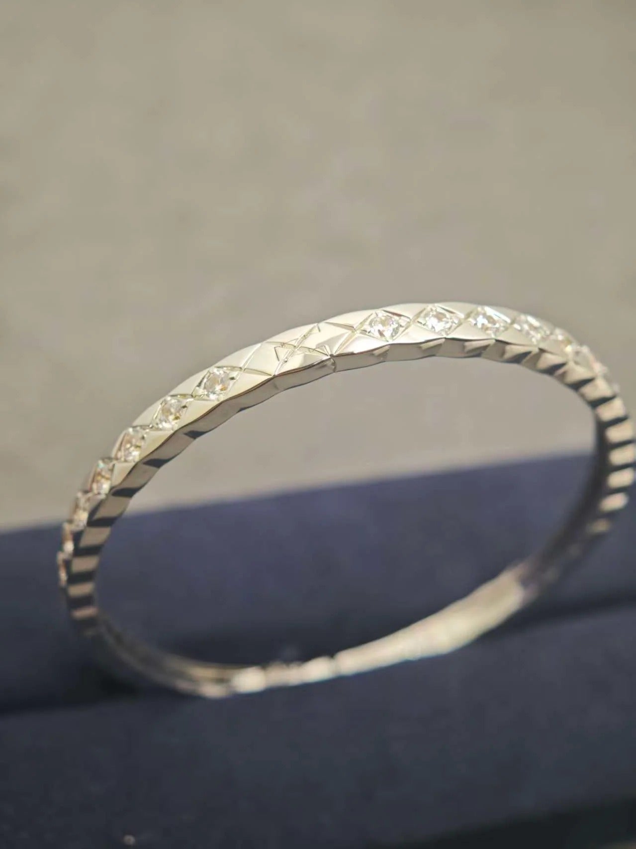 Chanel Coco Crush Diamond Silver Bracelet