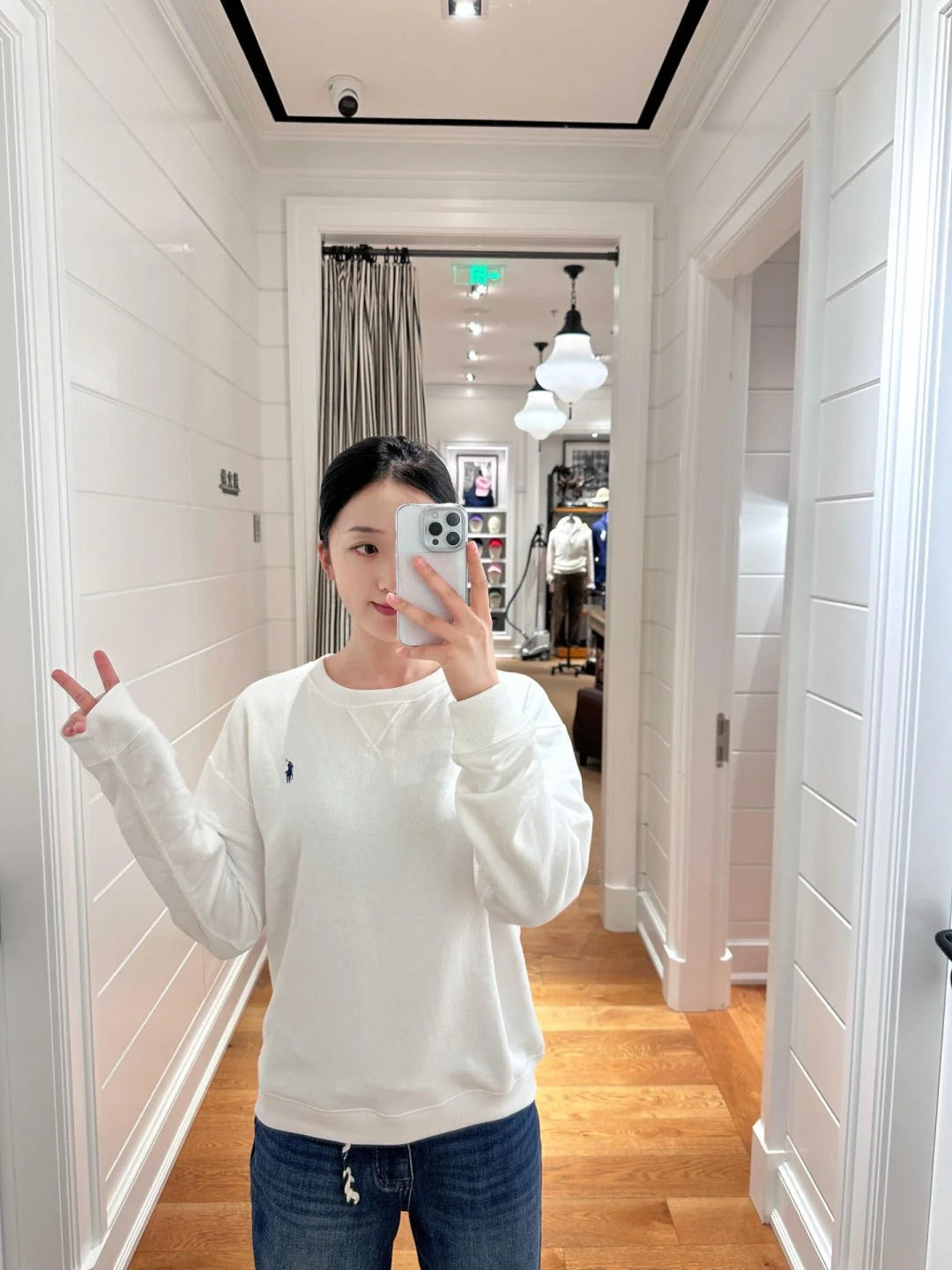 RALPH LAUREN 25S FLEECE SWEATSHIRT WITH EMBROIDERED LOGO 262