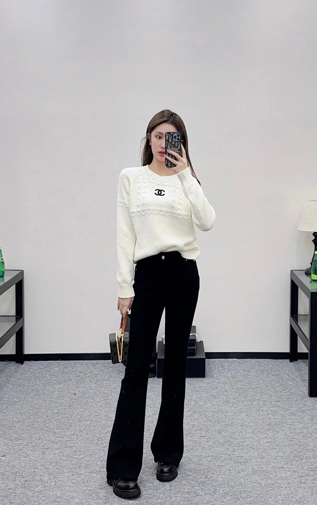 CHANEL 25S FLARED JEANS 353