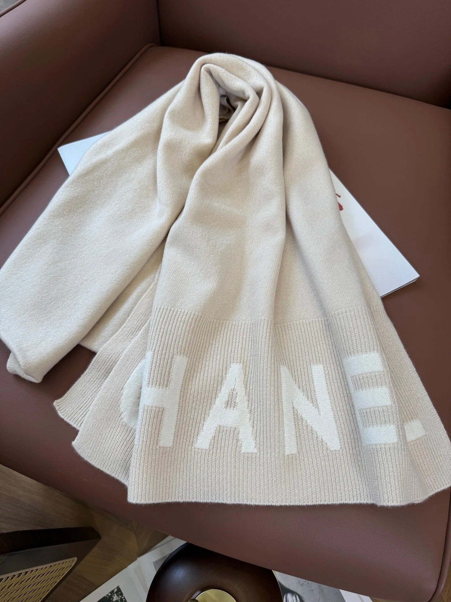 CHANEL 25S SCARF 170 CM IN CASHMERE 943079