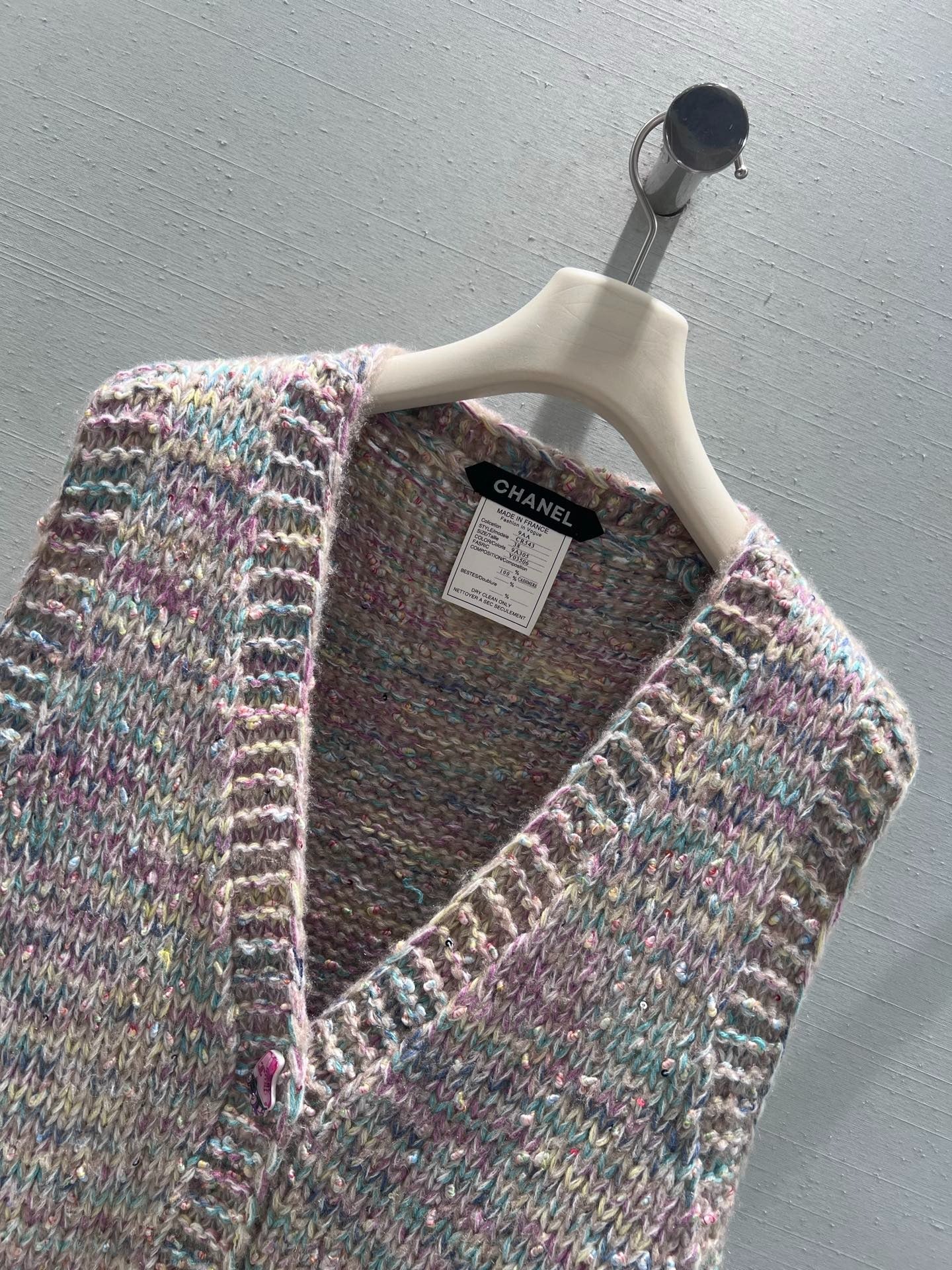 CHANEL 25S WOOL VEST 298