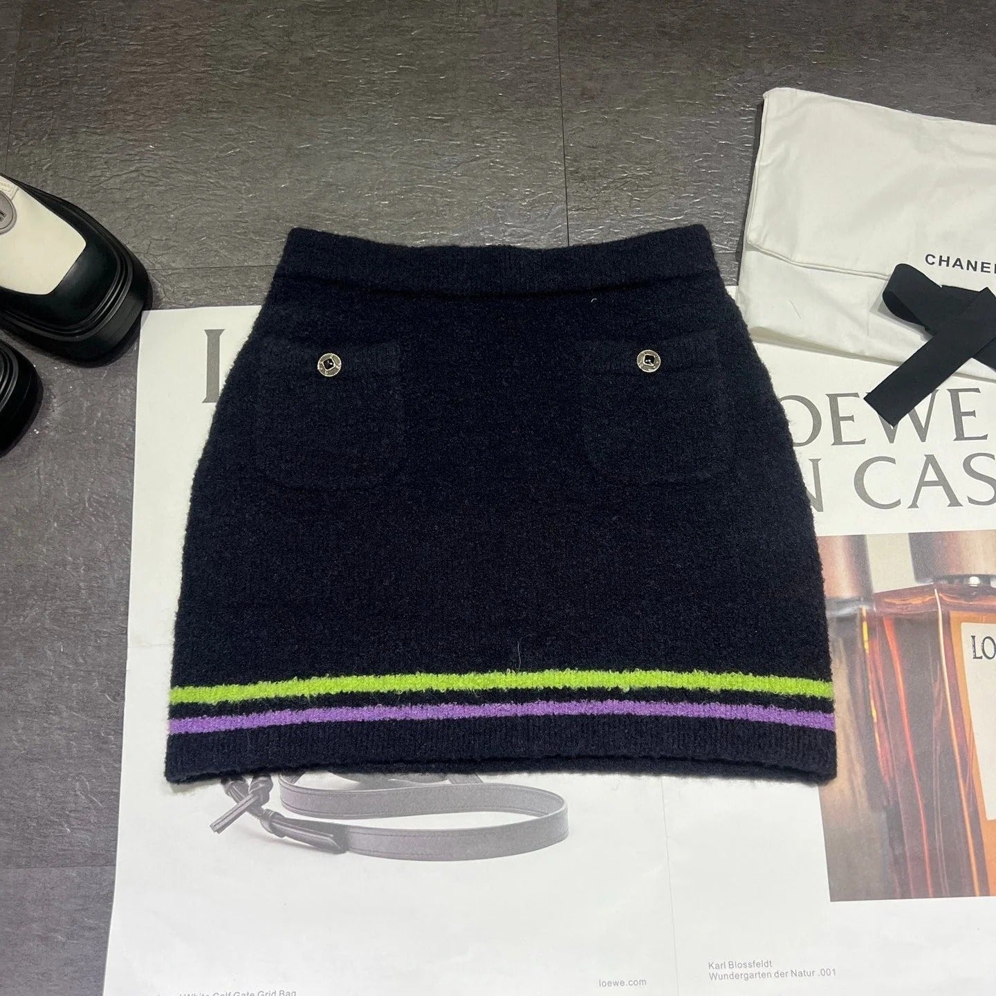 CHANEL 25S SKI COLLECTION SKIRT