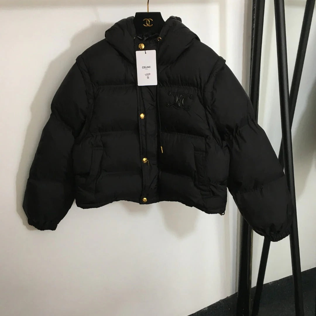 CELINE 25S LONG-SLEEVE HOODED JACKET 0011