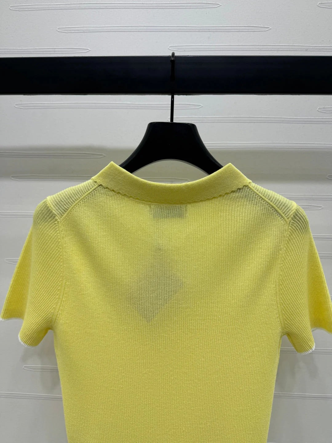MIUMIU SHORT-SLEEVE KNIT POLO 269422
