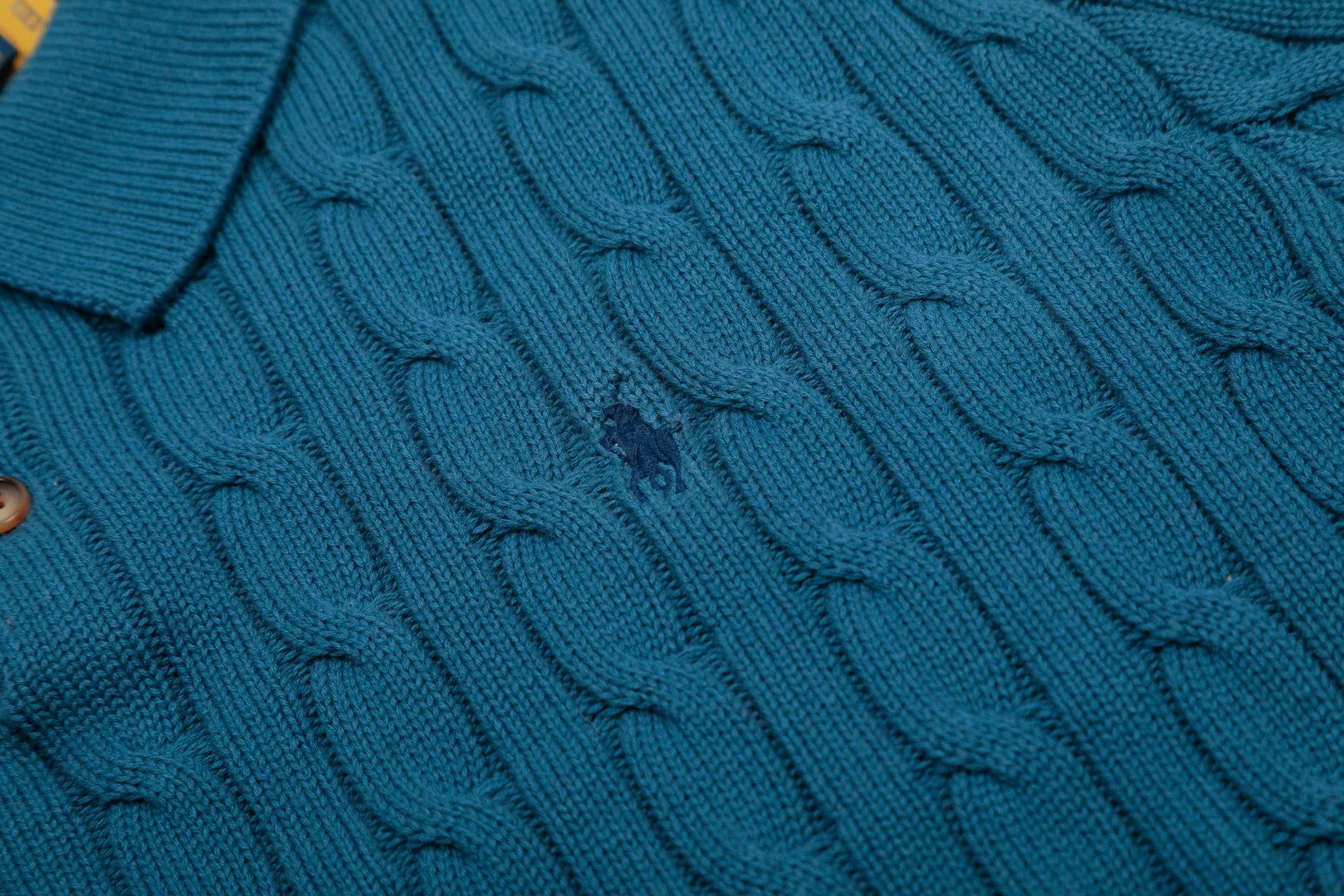 RALPH LAUREN SHORT-SLEEVE POLO KNIT SWEATER STYLE 432