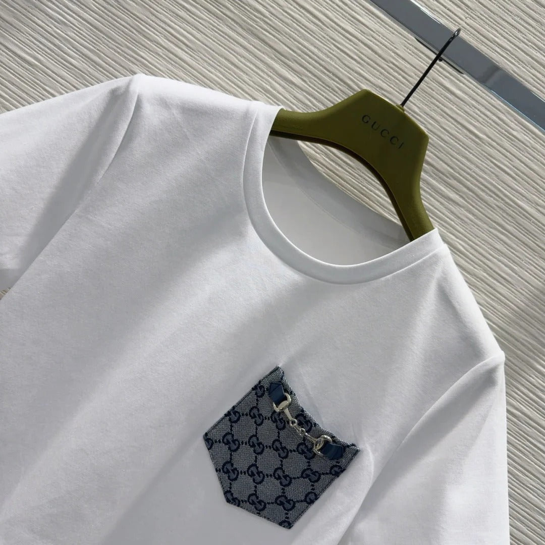 GUCCI CROPPED TOP AND MINI SKIRT SET STYLE 126
