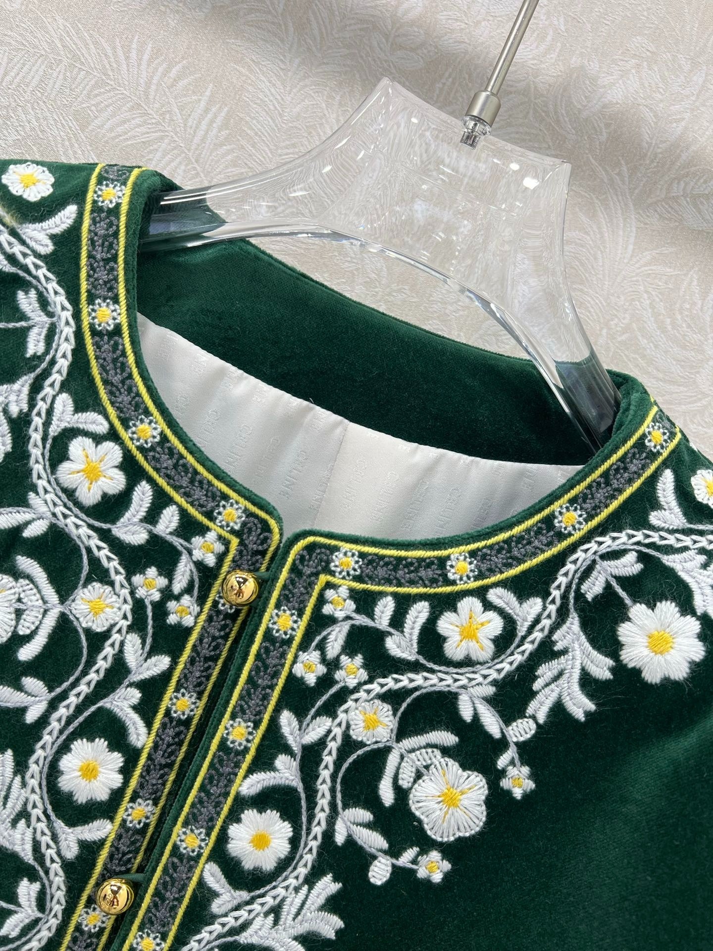 CELINE VELVET EMBROIDERED JACKET 275257