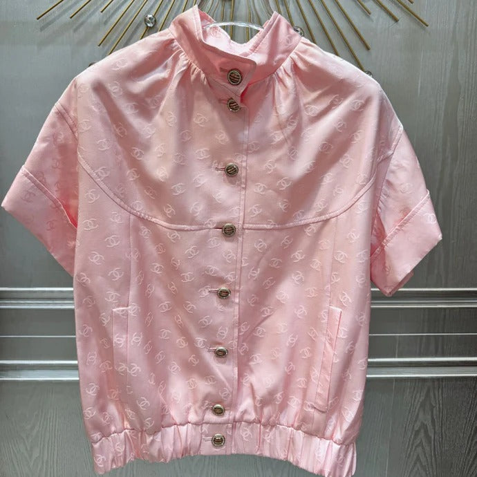Chanel 2026 Taffeta Jacket Pink Silk