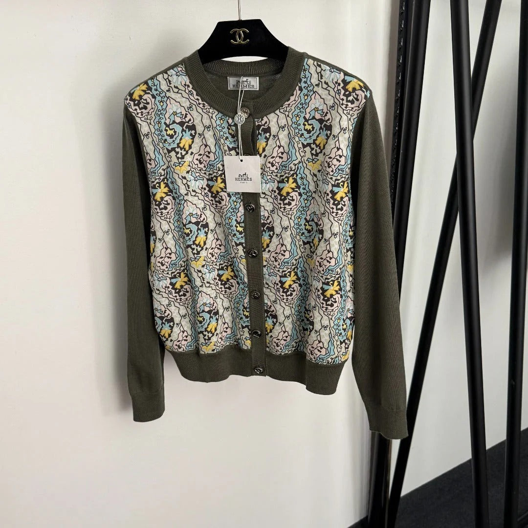 HERMES 25S KNITTED CARDIGAN 060