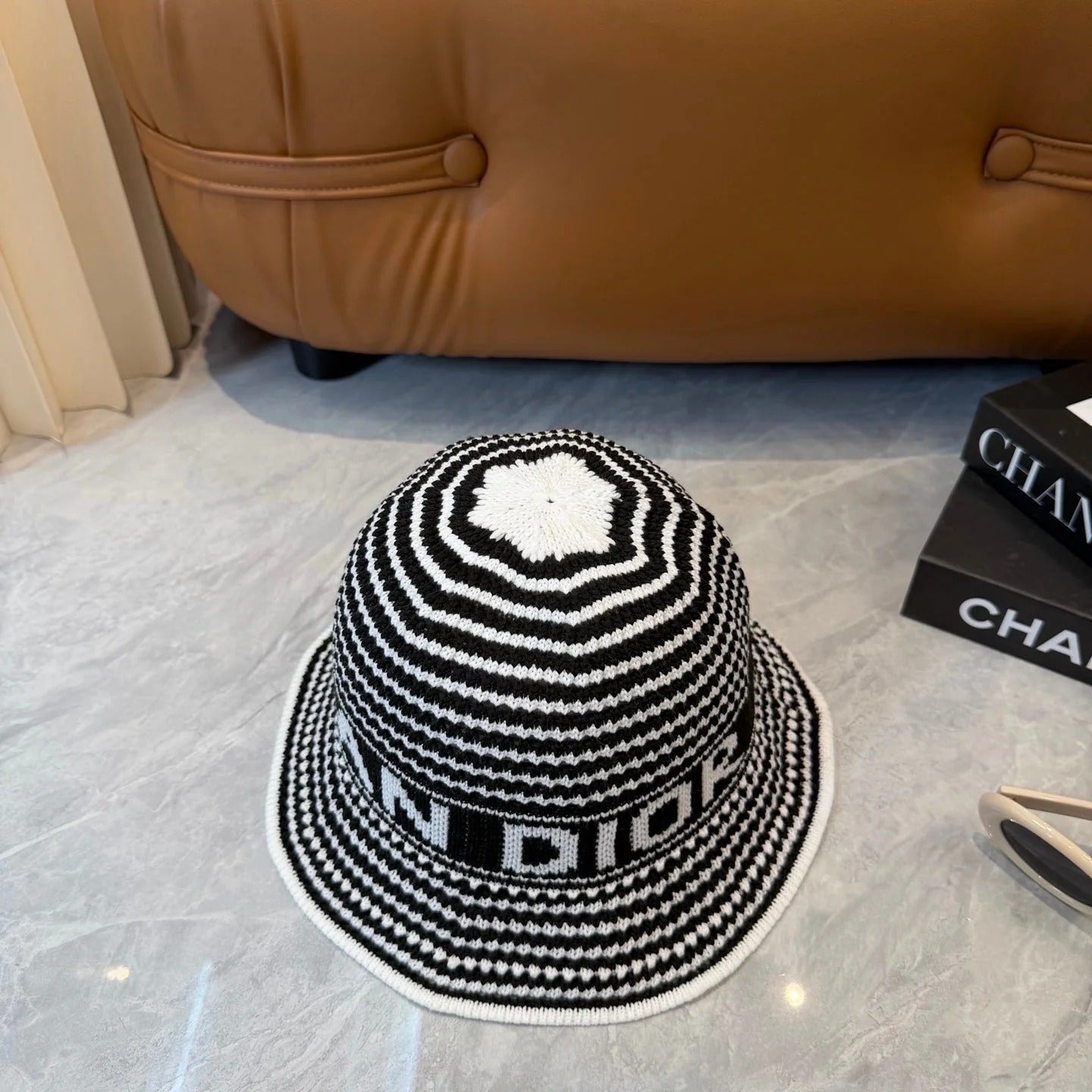 Dior Striped Bucket Hat Wool 280840