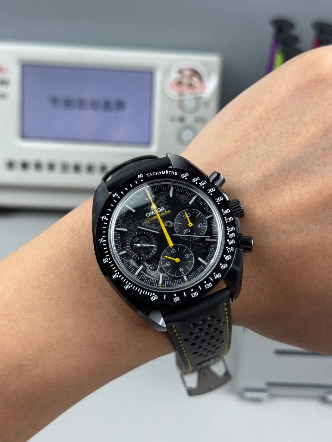 Omega Speedmaster Dark Side Of The Moon Apollo 8 Black Ceramic Watch