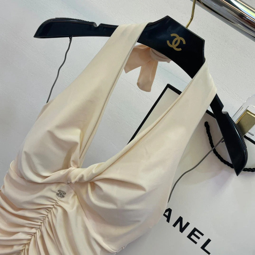 CC BIKINI SWIMSUIT SET IN IVORY 599124
