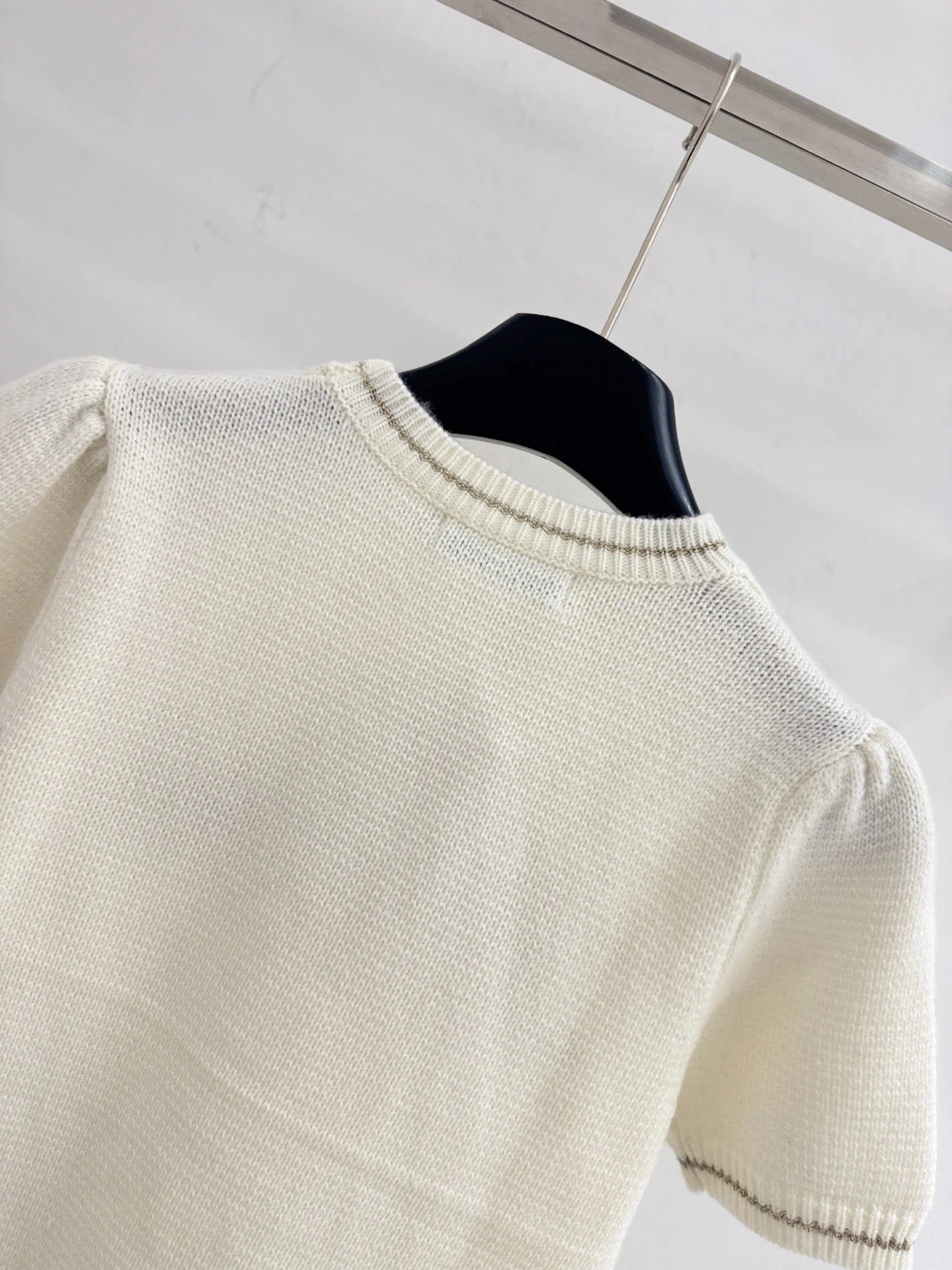 DIOR 25S SHORT-SLEEVE CREW NECK SWEATER 467