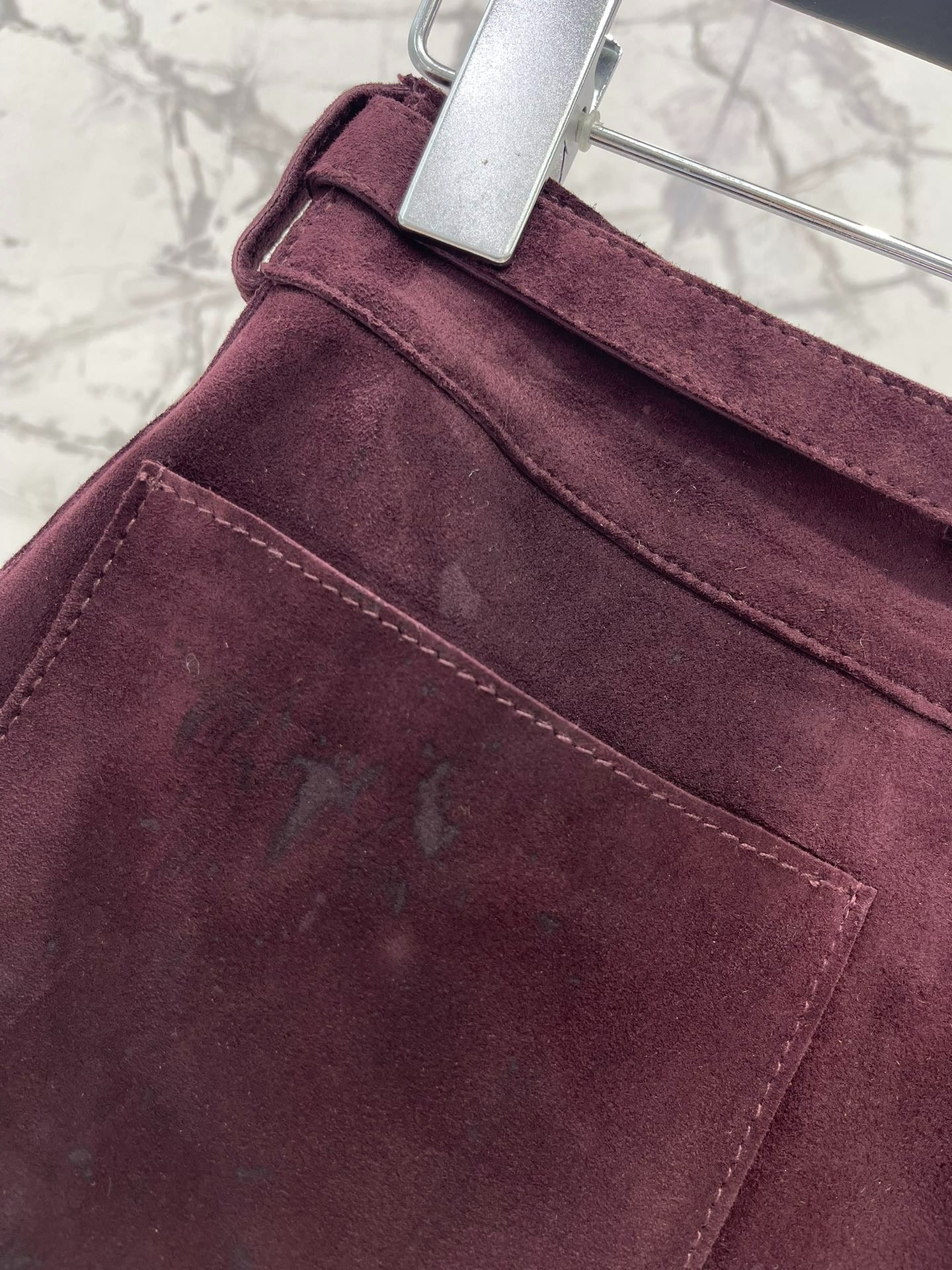 HERMES 25S SHEEPSKIN SHORTS 176