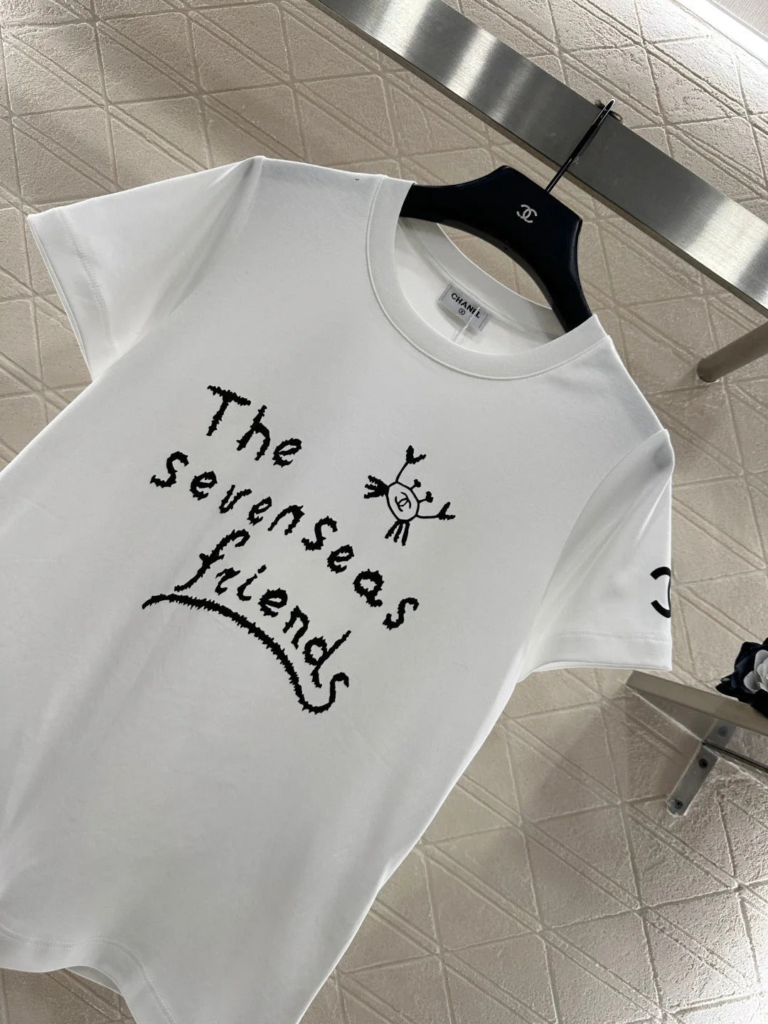 CHANEL 25S CREW NECK T-SHIRT 458