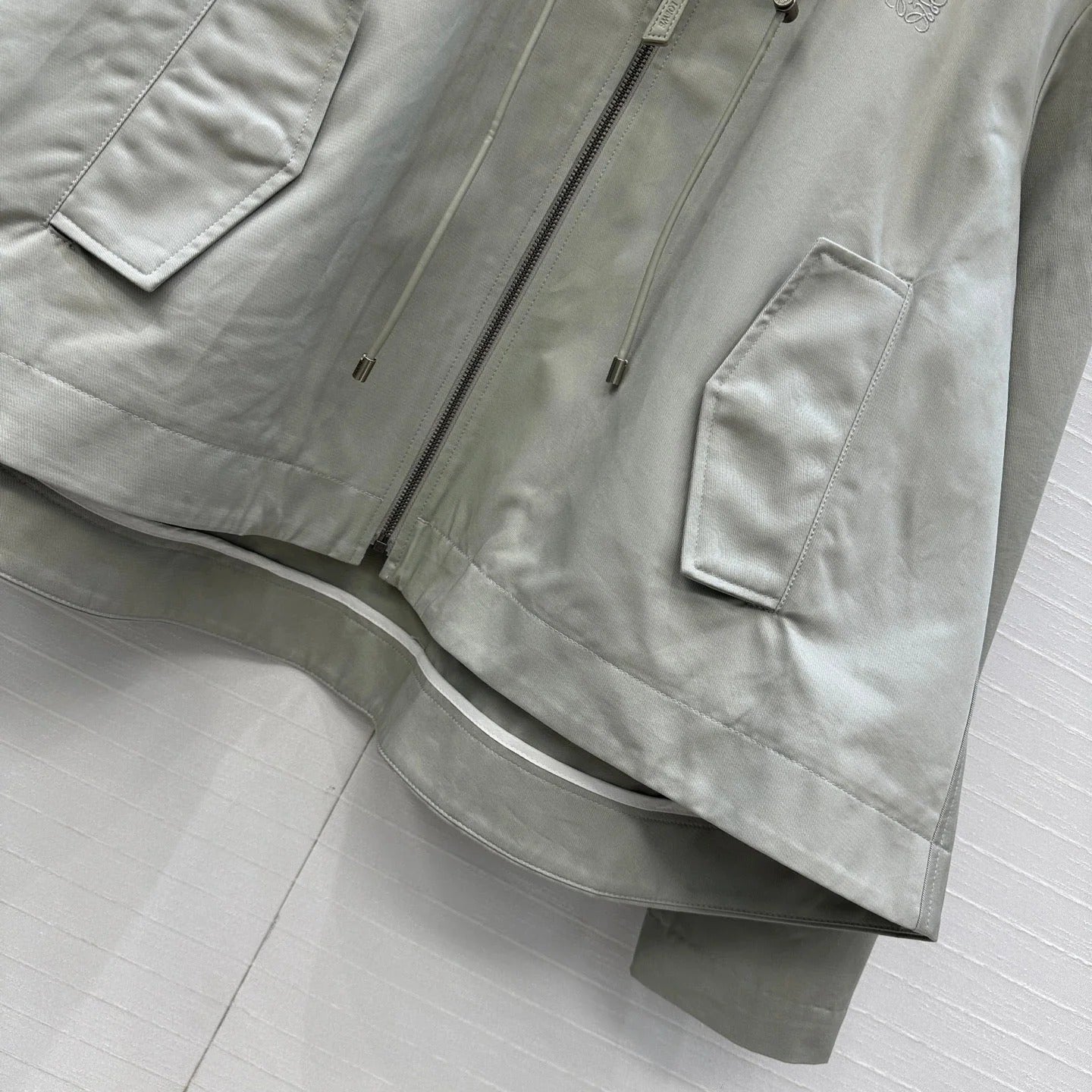LOEWE HOODED JACKET WITH EMBROIDERED LOGO 276080