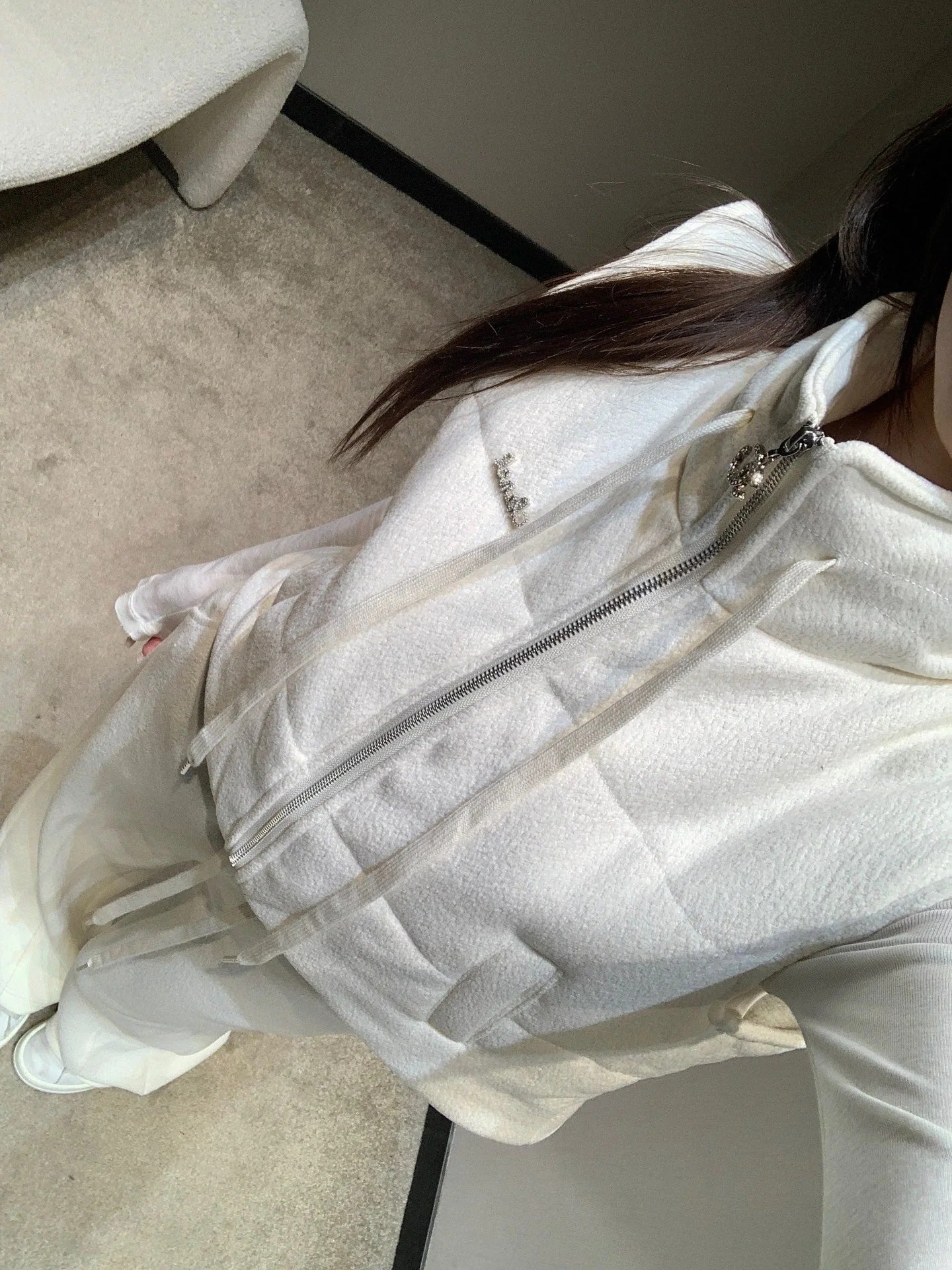 CHANEL 25S KNIT BLAZER AND DRAWSTRING PANTS SET 388