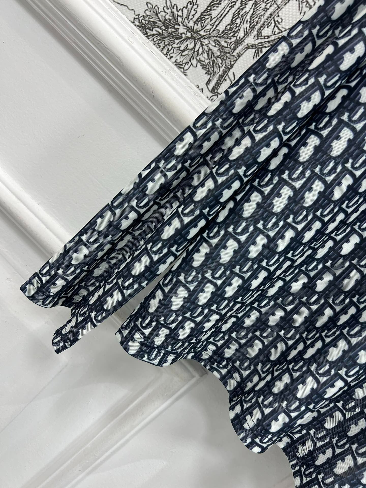 DIOR CREW NECK PRINTED T-SHIRT 268592