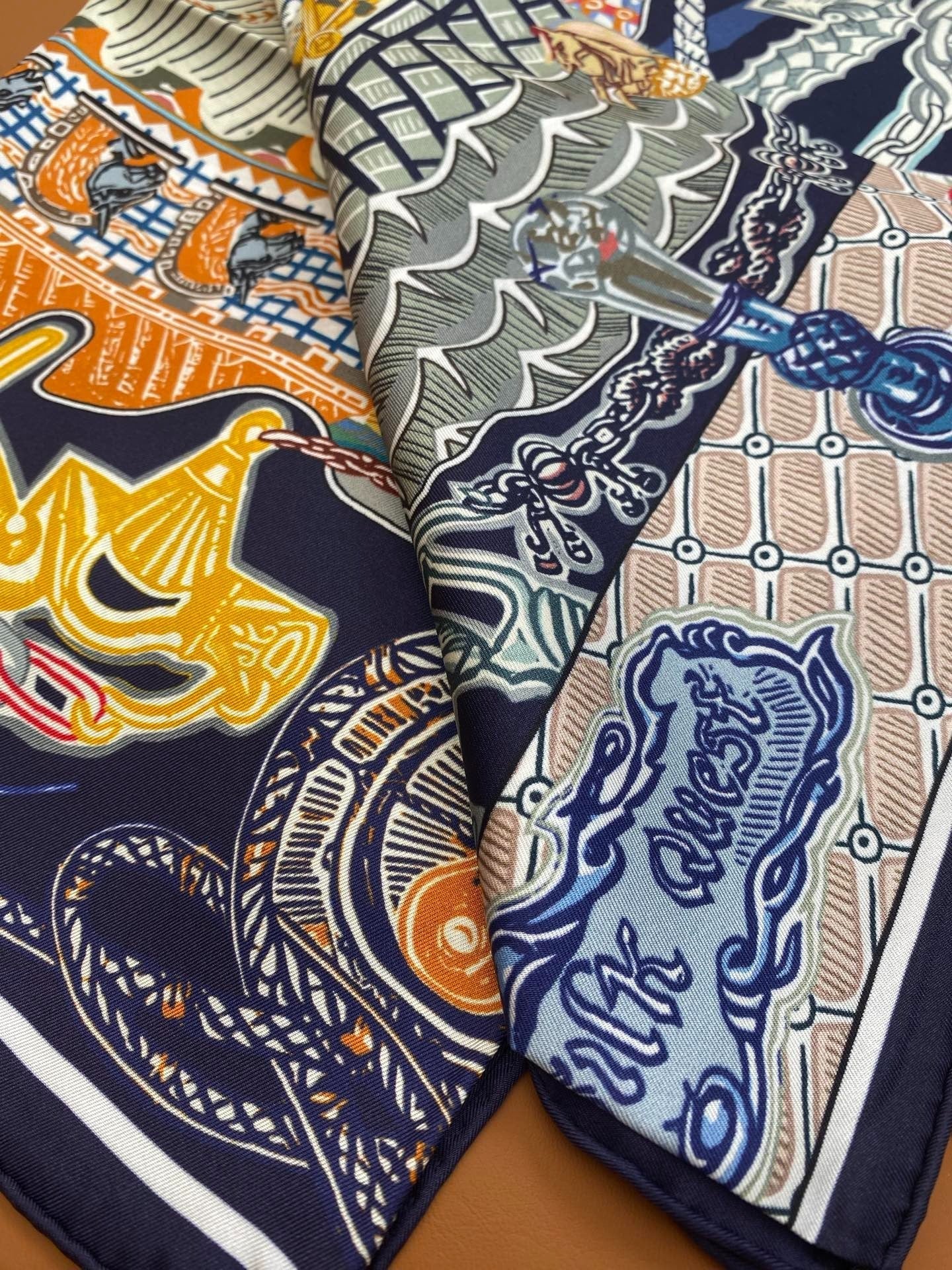 HERMES 25S SCARF 90 IN SILK 703683