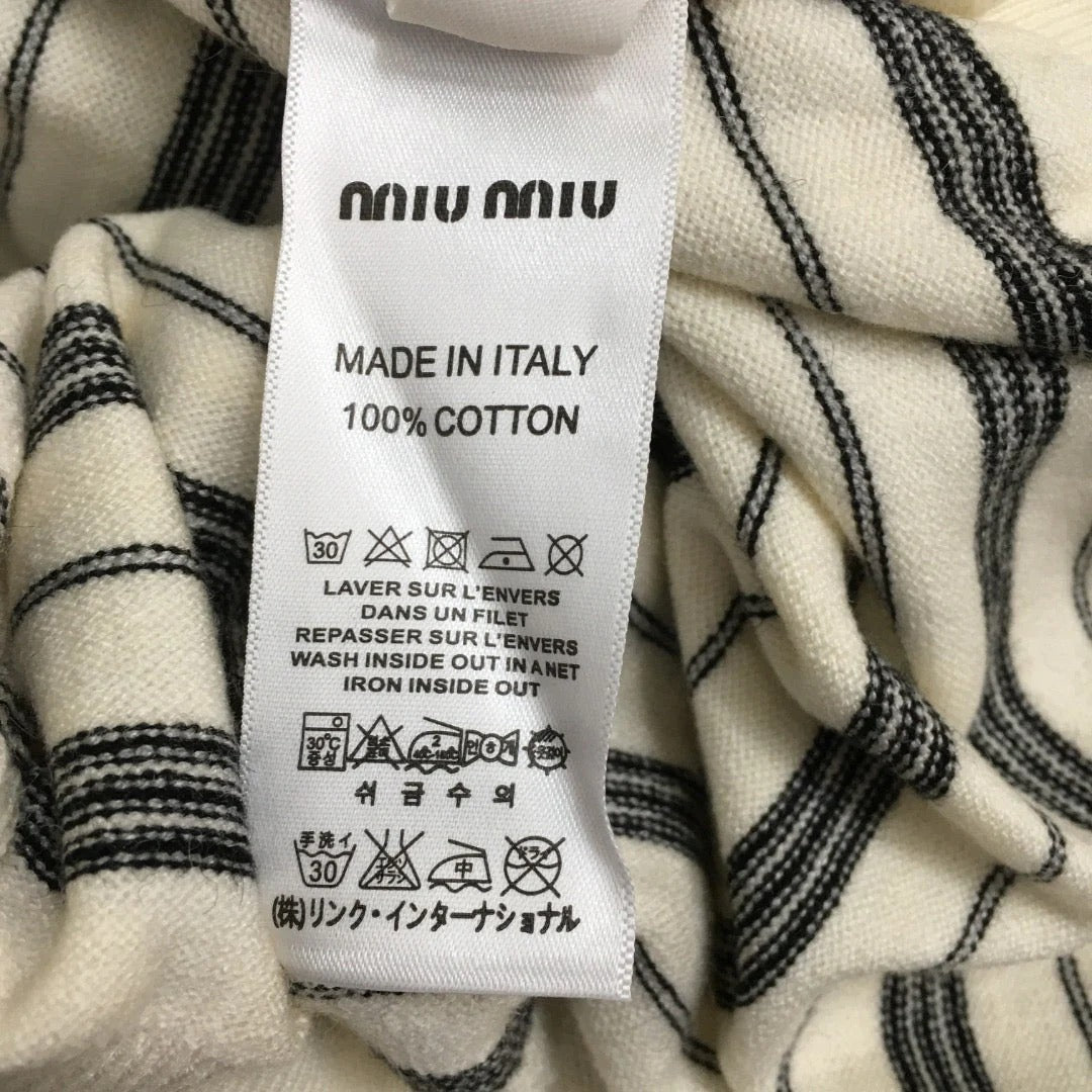 MIUMIU KNITTED POLO SHIRT STYLE 276