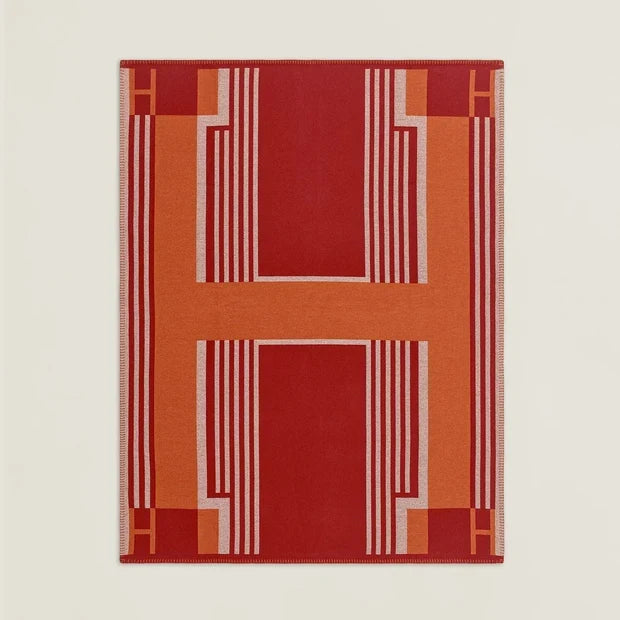 Hermes Ithaque Throw Blanket Wool Cashmere