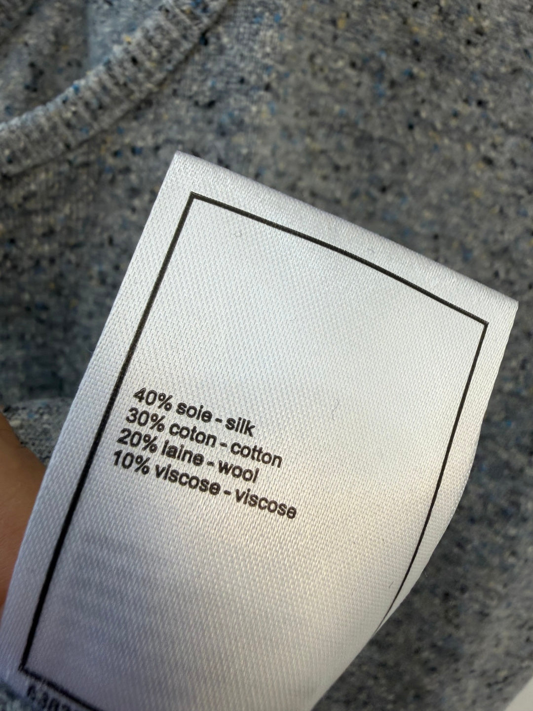 CC 26B Shoulder Button Knit Tank Top Gray Silk 440299