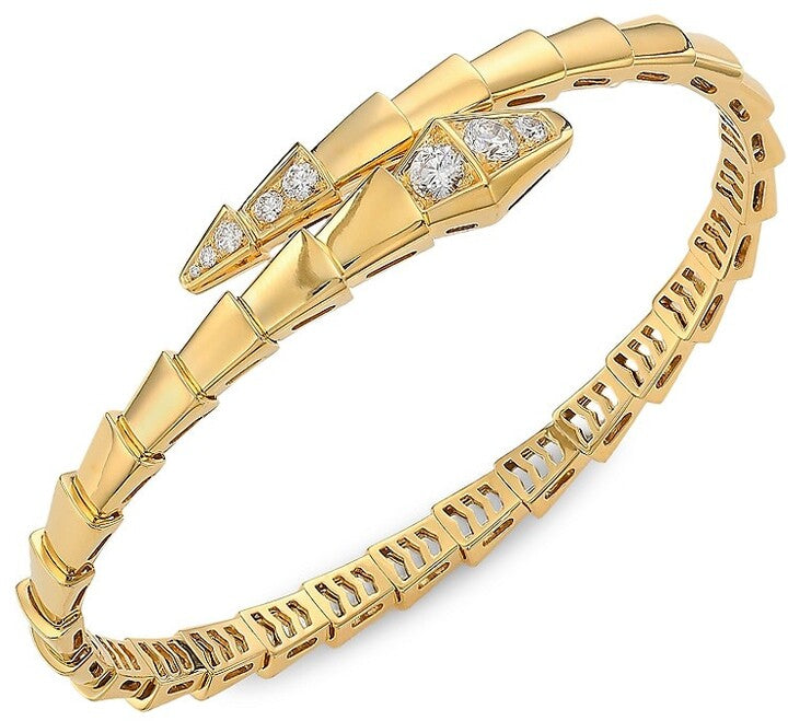 SERPENTI BRACELET DIAMONDS PINK GOLD 2