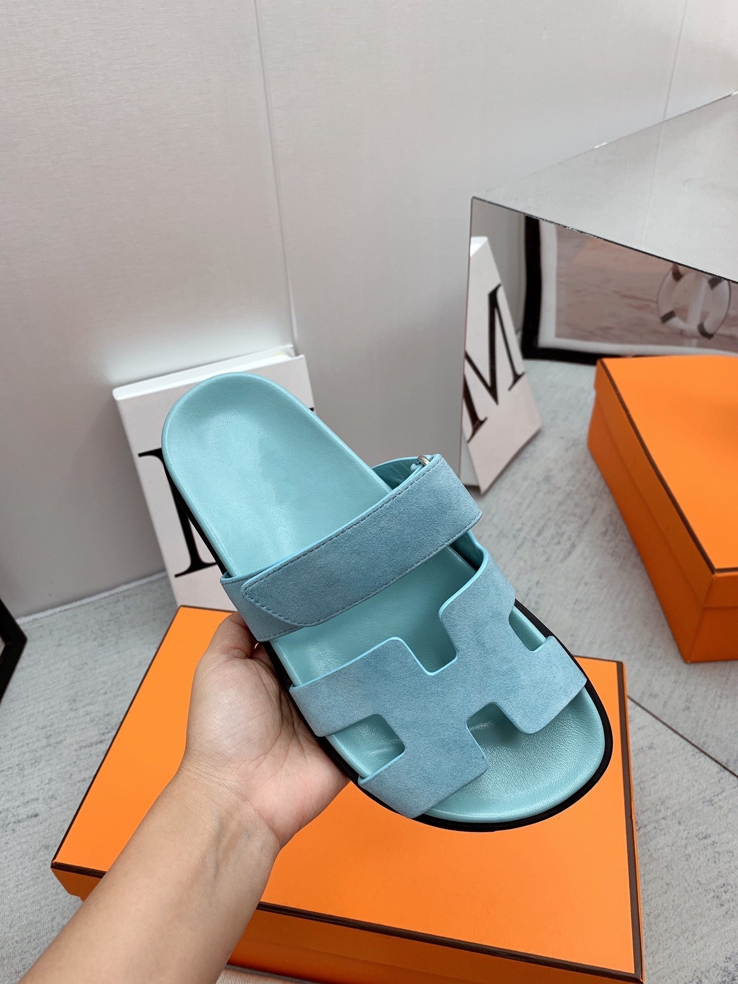 Chypre Sandal Light Blue